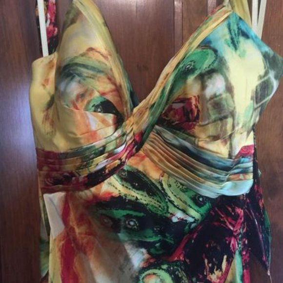 Colorful Formal Cache Dress - SIZE 8 - Picture 2 of 8